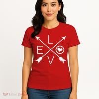 Valentines Day Love Arrows Women's T-Shirt thumb 4