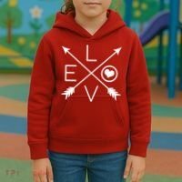 Valentines Day Love Arrows Kids Hoodie thumb 3