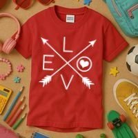 Valentines Day Love Arrows Kids T-Shirt thumb 3