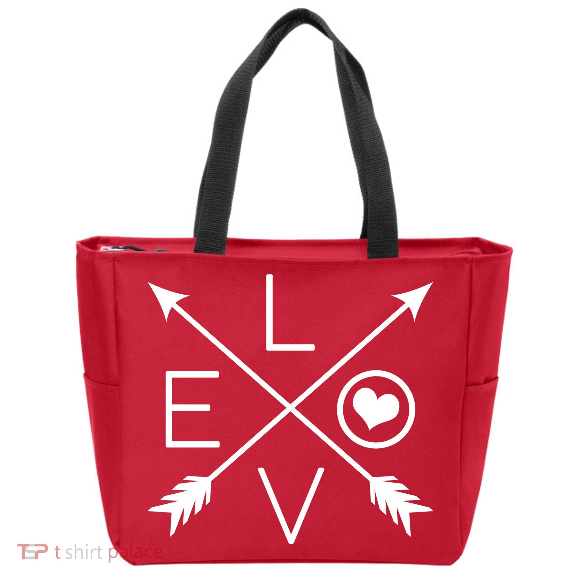 Valentines Day Love Arrows Tote Bag
