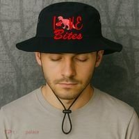 Valentines Day Love Bites Dinosaur Bucket Hat thumb 2
