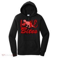 Valentines Day Love Bites Dinosaur Women's Hoodie thumb 0