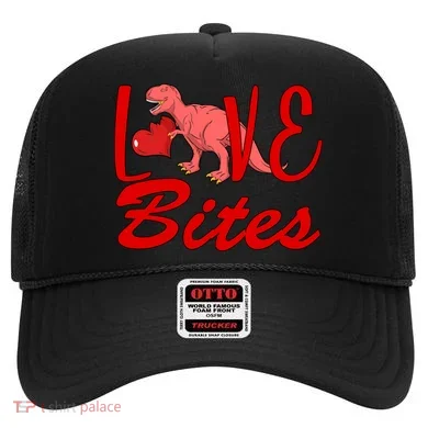 Valentines Day Love Bites Dinosaur Hat