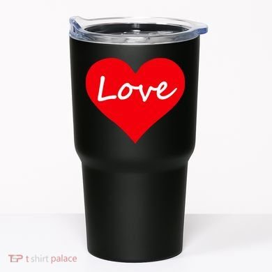 Valentine's Day Love Heart Tumbler