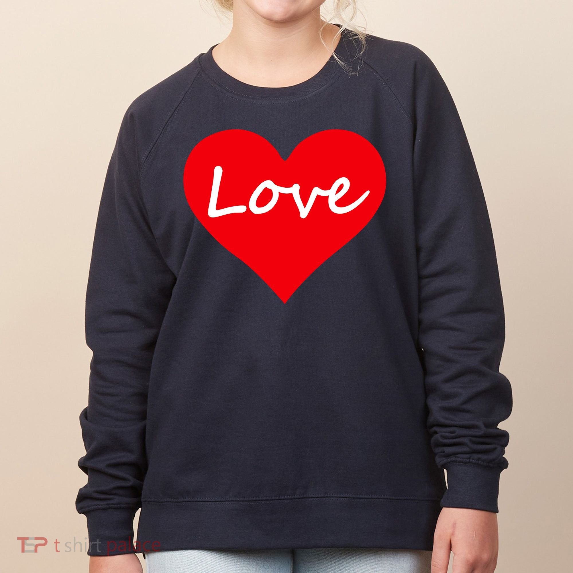 Valentine's Day Love Heart Women's Sweatshirt