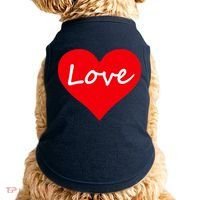 Valentine's Day Love Heart Doggie Tank thumb 0