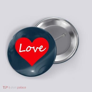 Valentine's Day Love Heart Button