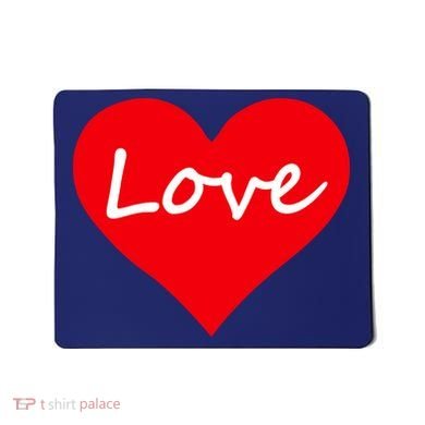 Valentine's Day Love Heart Mousepad