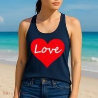 Valentine's Day Love Heart Women's Tank Top thumb 2