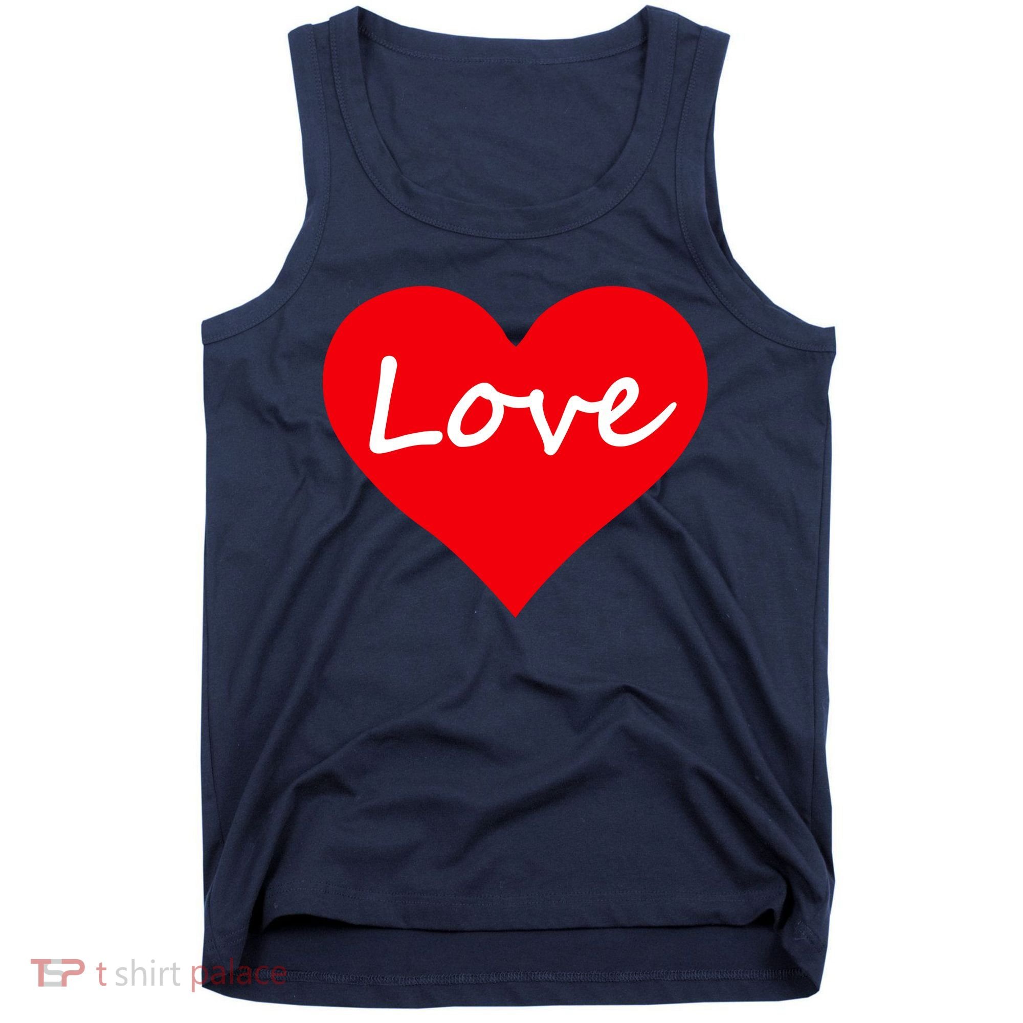Valentine's Day Love Heart Tank Top