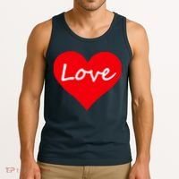Valentine's Day Love Heart Tank Top thumb 3