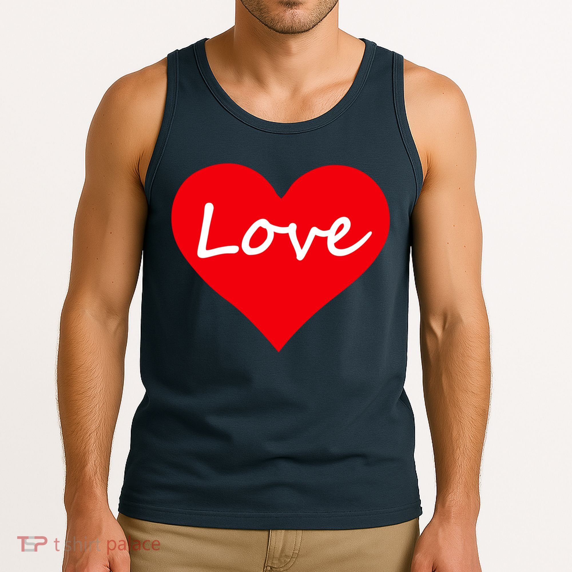 Valentine's Day Love Heart Tank Top