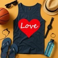 Valentine's Day Love Heart Tank Top thumb 4