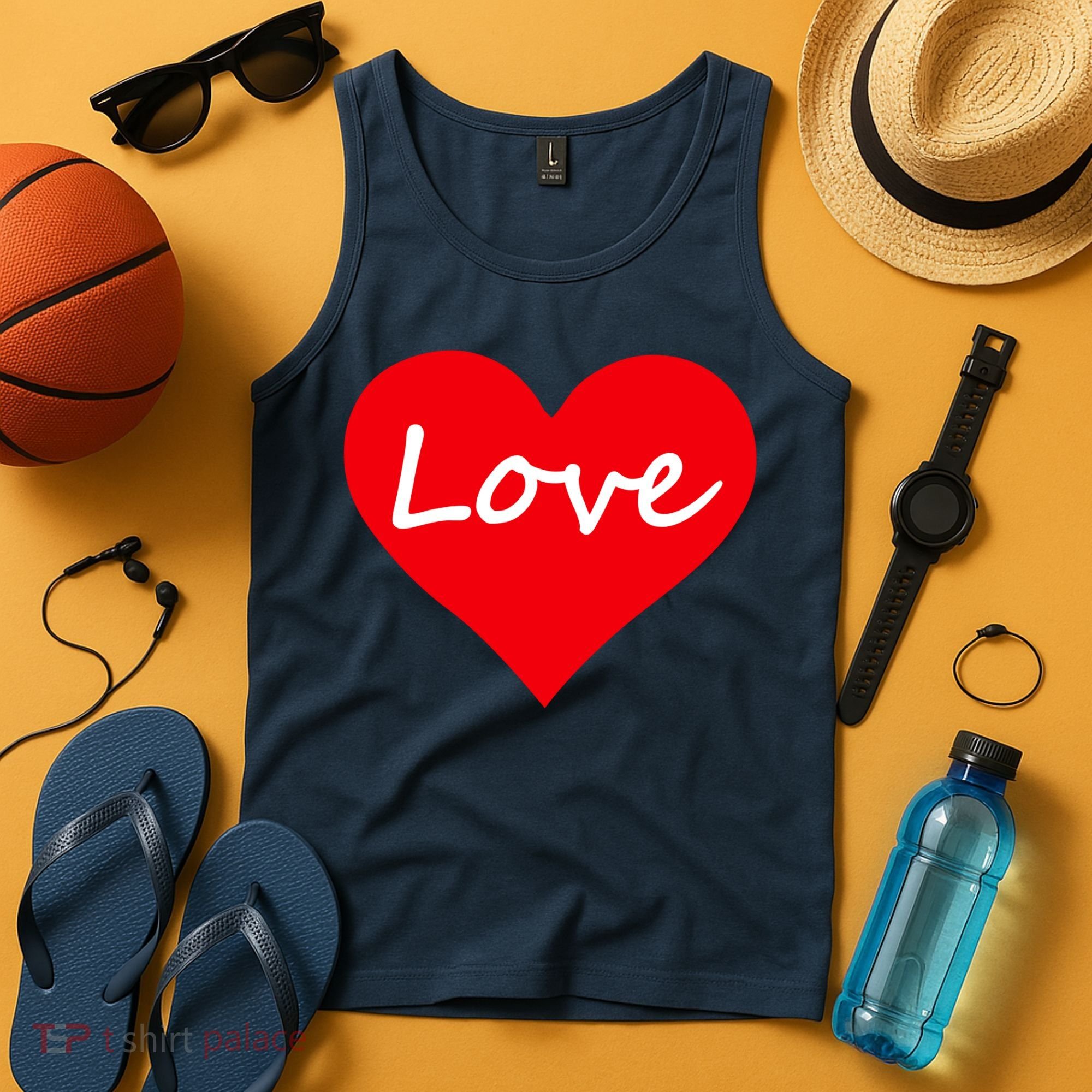 Valentine's Day Love Heart Tank Top