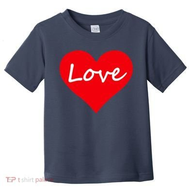 Valentine's Day Love Heart Toddler T-Shirt