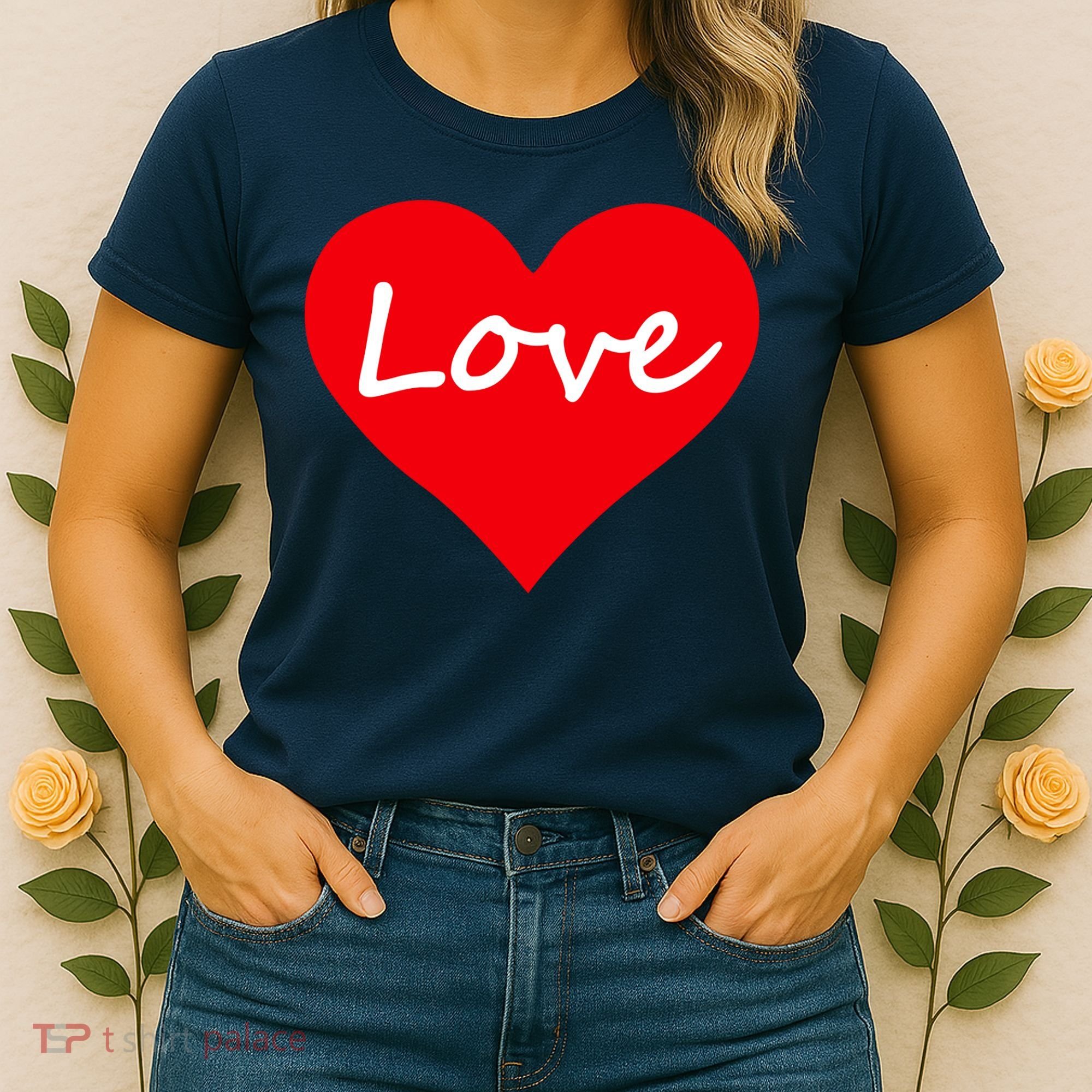Valentine's Day Love Heart Women's T-Shirt