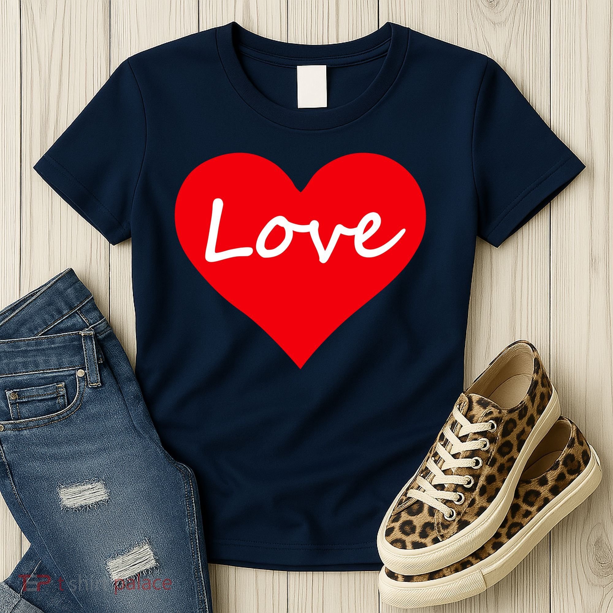 Valentine's Day Love Heart Women's T-Shirt