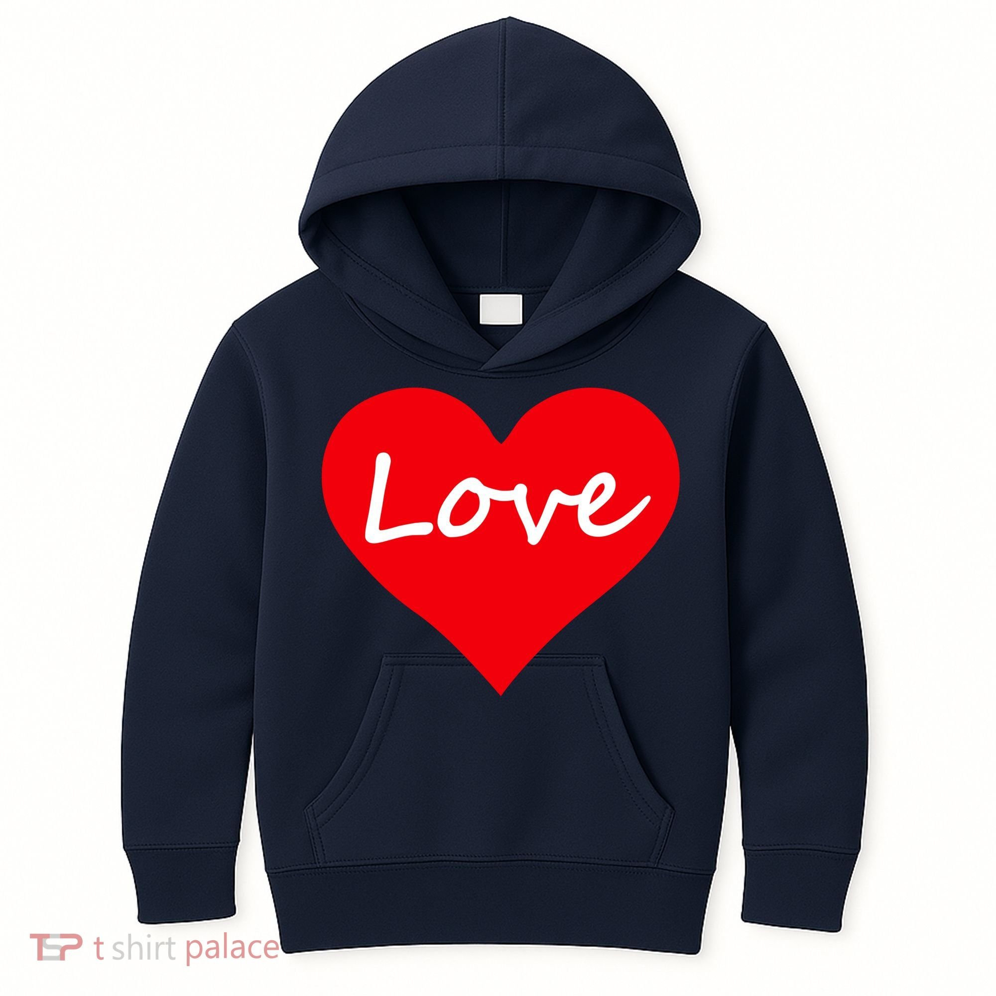 Valentine's Day Love Heart Kids Hoodie