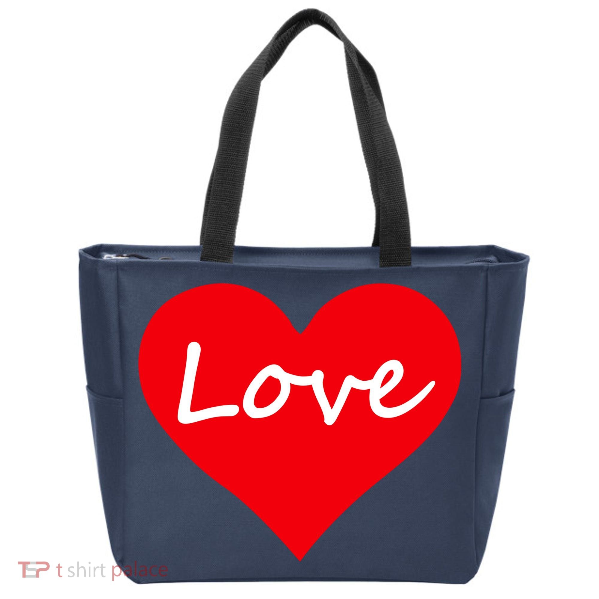 Valentine's Day Love Heart Tote Bag