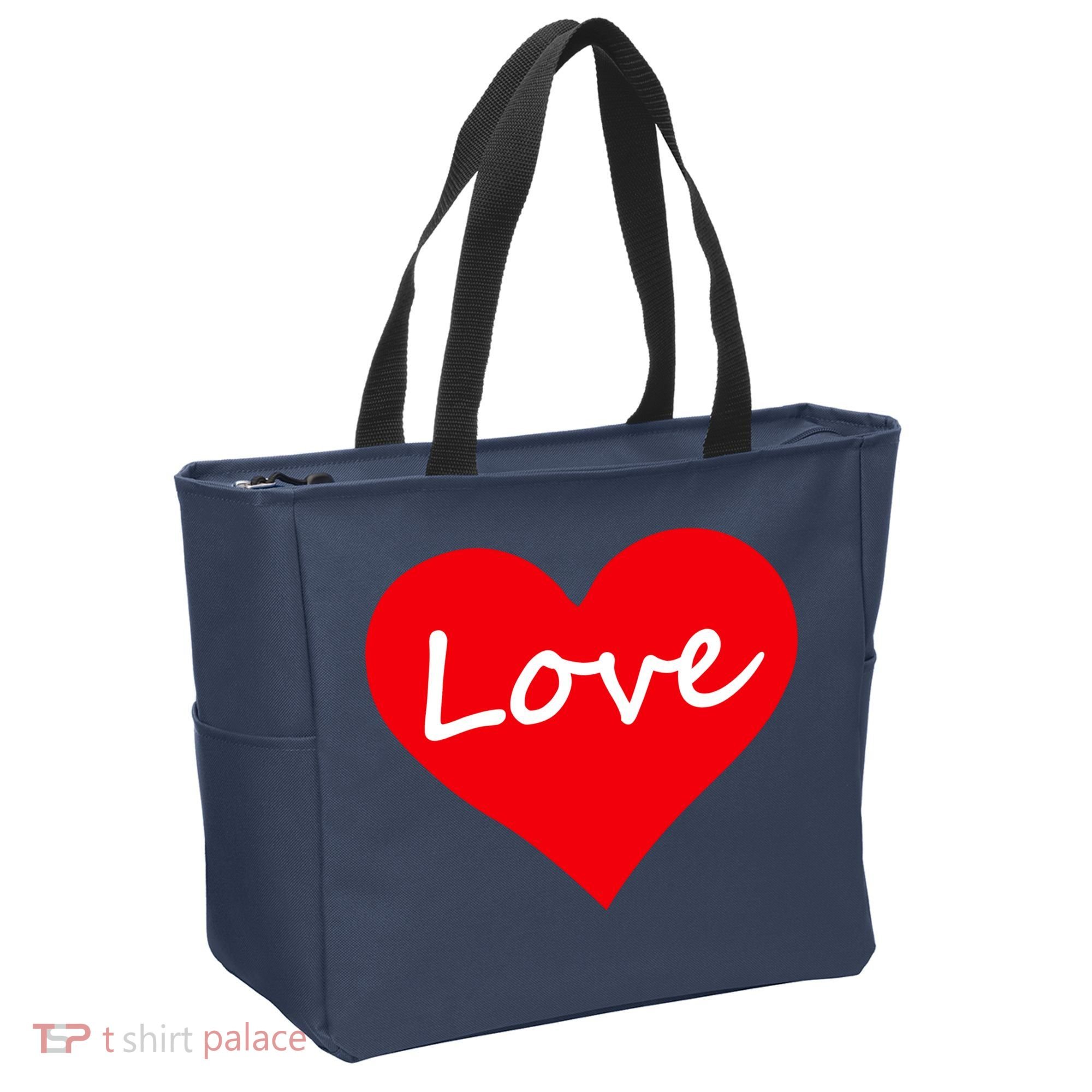 Valentine's Day Love Heart Tote Bag