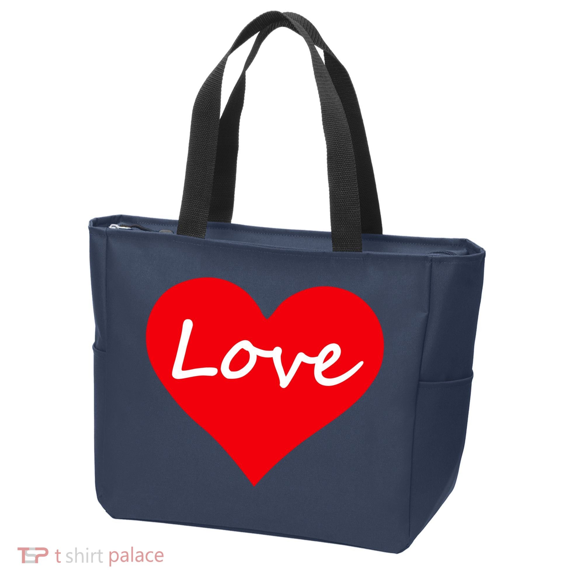 Valentine's Day Love Heart Tote Bag