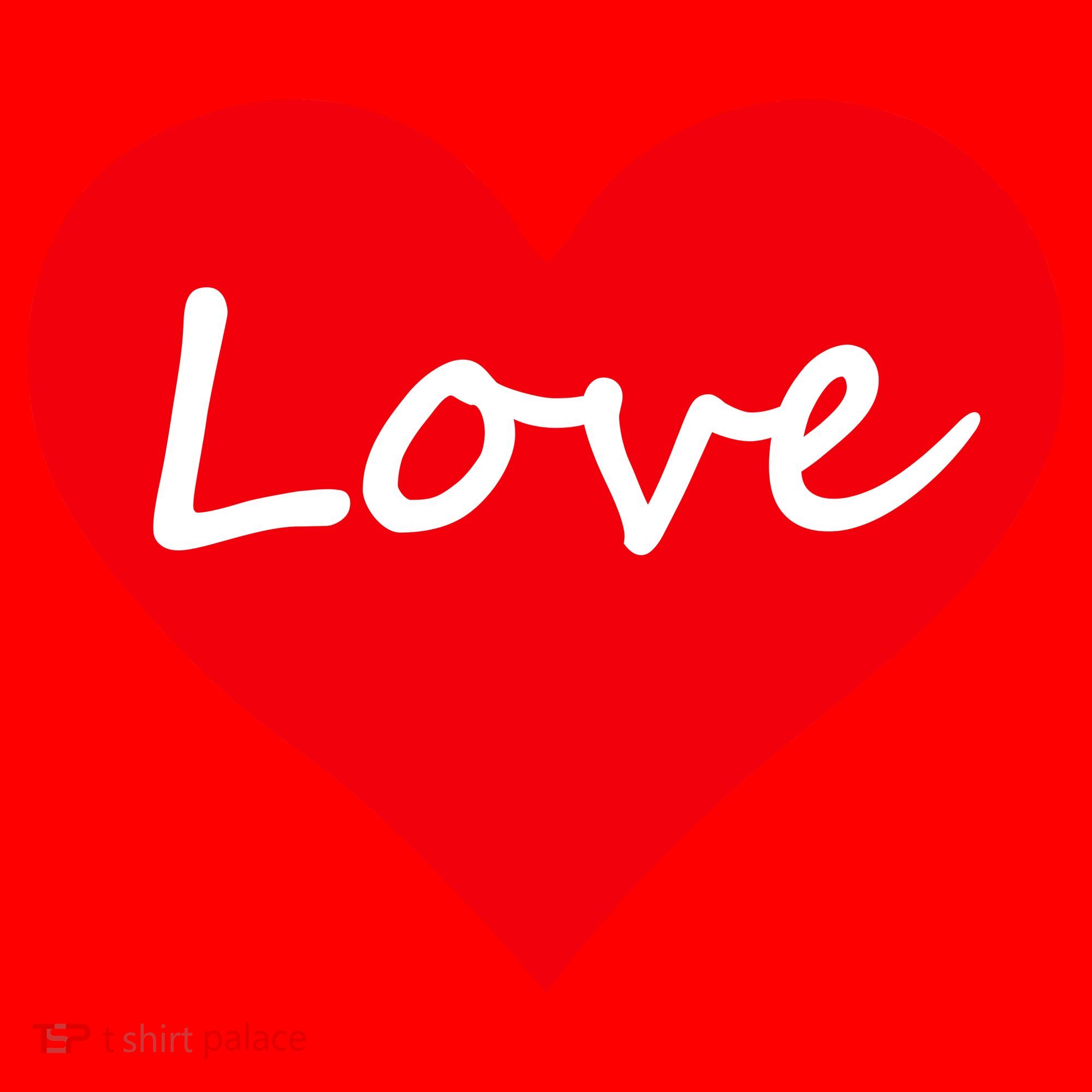 Valentine's Day Love Heart Santa Hat