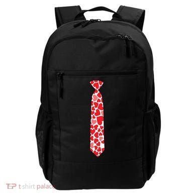 Valentine's Day Love Hearts Tie Backpack