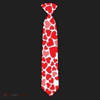 Valentine's Day Love Hearts Tie Beanie thumb 2