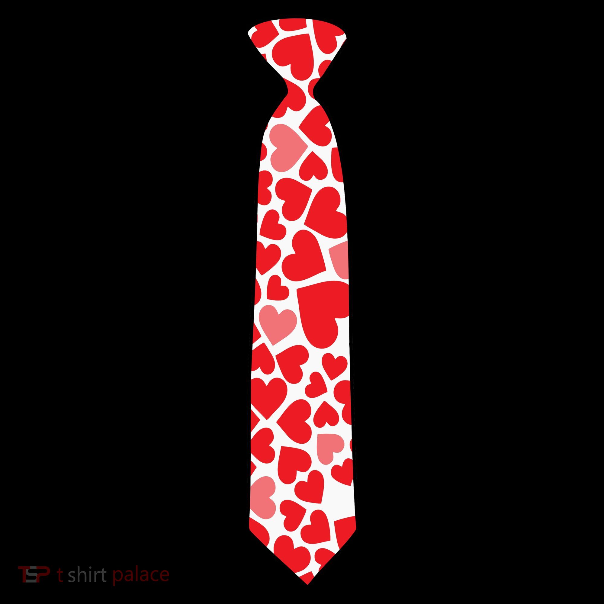 Valentine's Day Love Hearts Tie Women's Hoodie