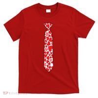Valentine's Day Love Hearts Tie T-Shirt thumb 0