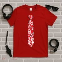 Valentine's Day Love Hearts Tie T-Shirt thumb 5