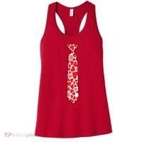 Valentine's Day Love Hearts Tie Women's Tank Top thumb 0