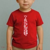 Valentine's Day Love Hearts Tie Toddler T-Shirt thumb 2