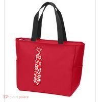 Valentine's Day Love Hearts Tie Tote Bag thumb 3
