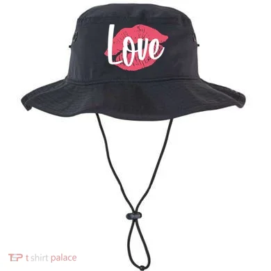 Valentines Day Love Lips Bucket Hat