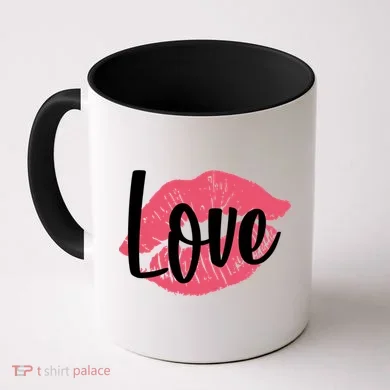 Valentines Day Love Lips Coffee Mug