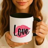 Valentines Day Love Lips Coffee Mug thumb 3