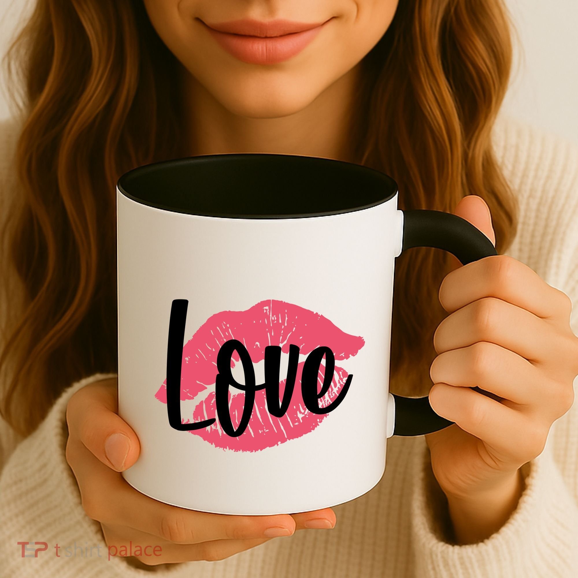 Valentines Day Love Lips Coffee Mug