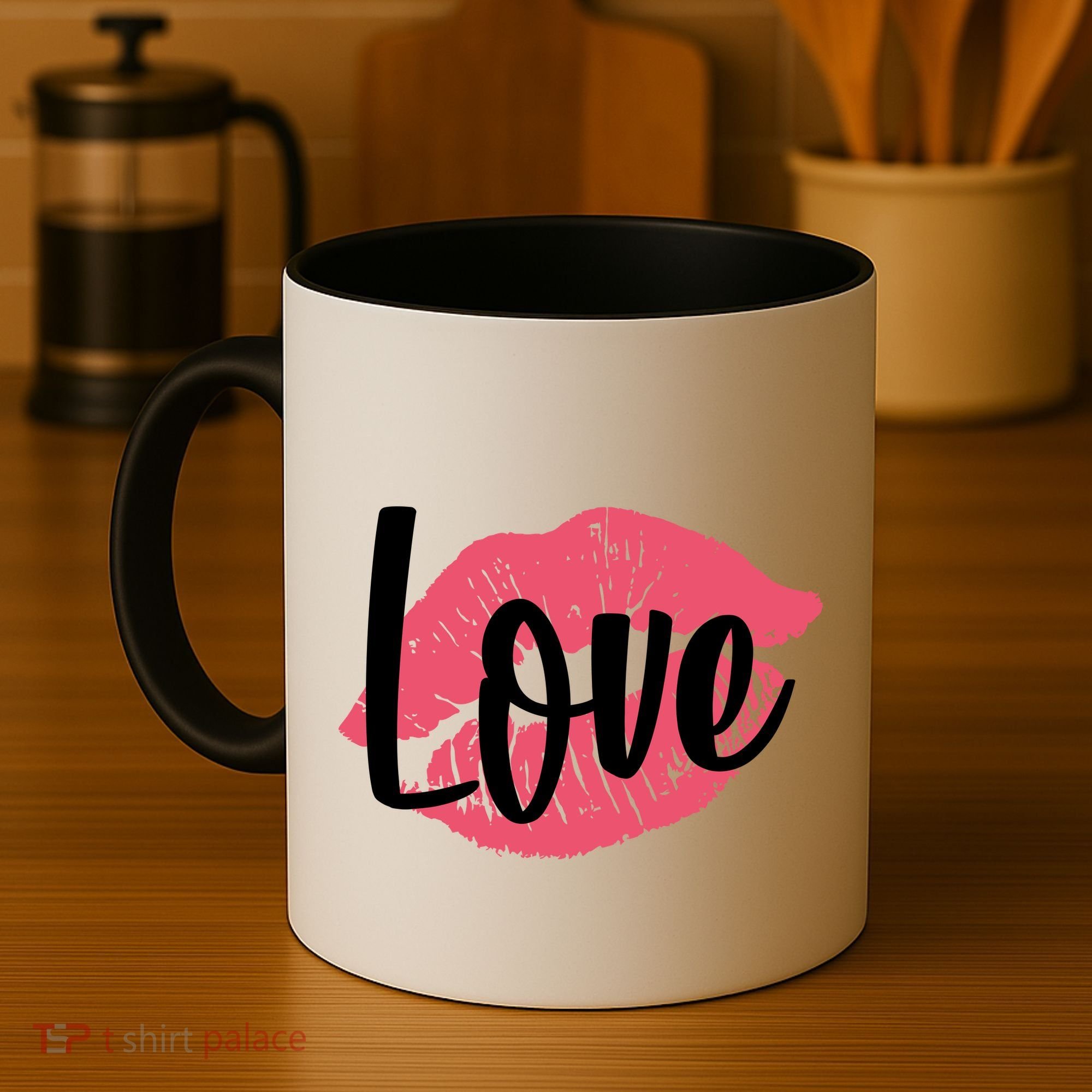 Valentines Day Love Lips Coffee Mug
