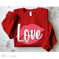Valentines Day Love Lips Sweatshirt thumb 2