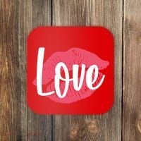 Valentines Day Love Lips Coaster thumb 0