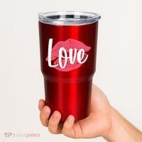 Valentines Day Love Lips Tumbler thumb 2