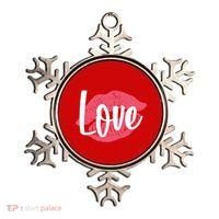 Valentines Day Love Lips Ornament thumb 0