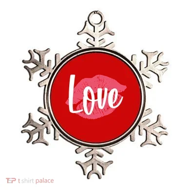 Valentines Day Love Lips Ornament