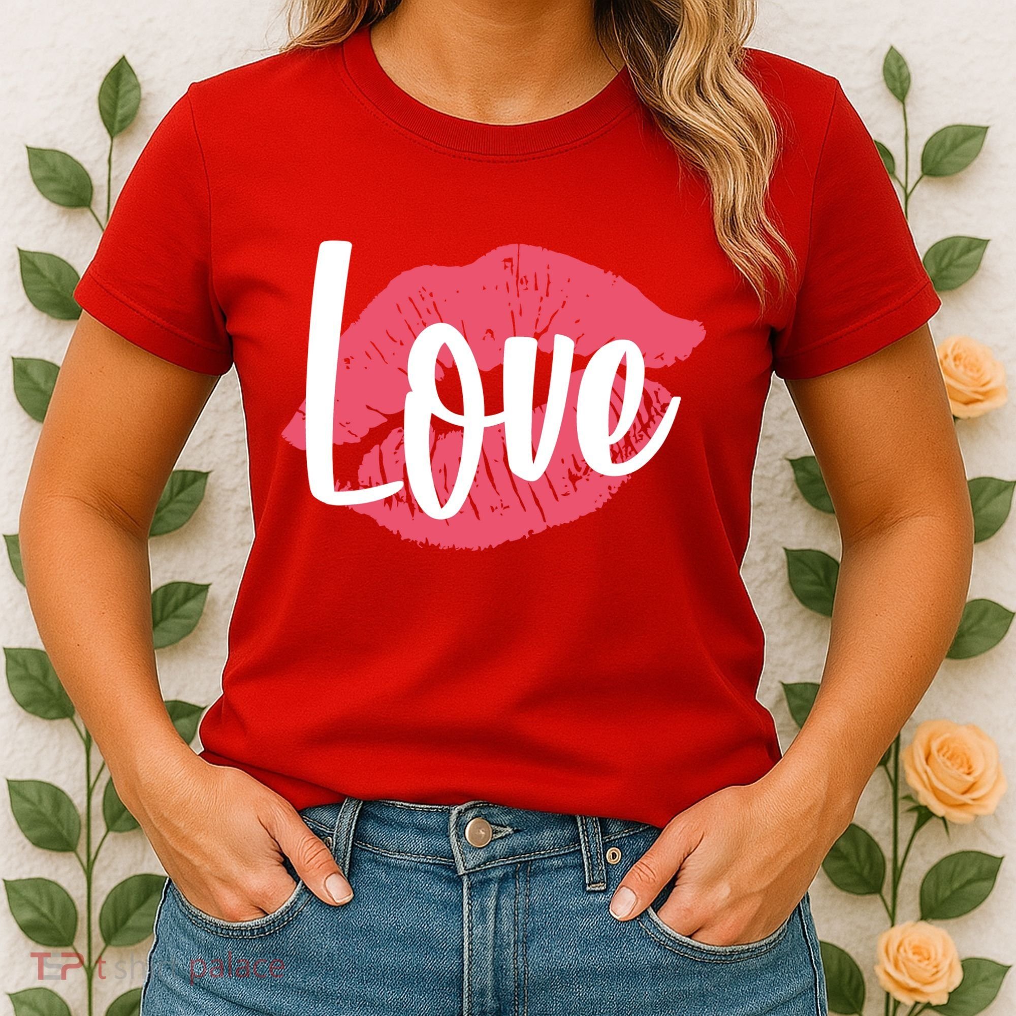 Valentines Day Love Lips Women's T-Shirt