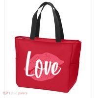 Valentines Day Love Lips Tote Bag thumb 3