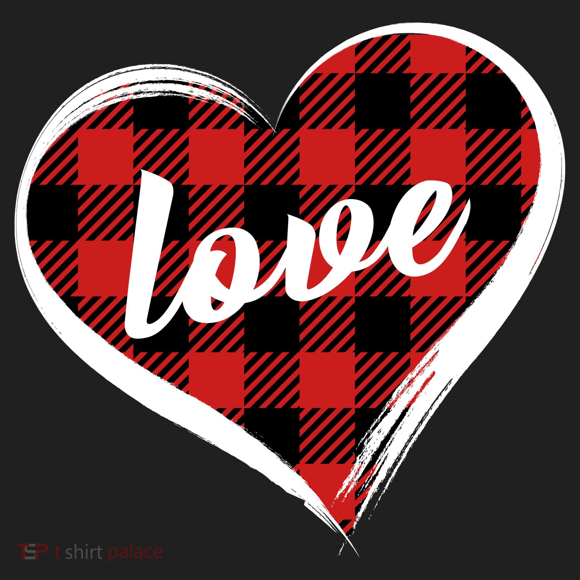 Valentines Day Love Plaid Heart Hat