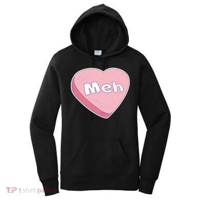 Valentine's Day Meh Conversation Heart Candy Women's Hoodie