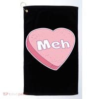 Valentine's Day Meh Conversation Heart Candy Golf Towel thumb 0