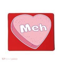 Valentine's Day Meh Conversation Heart Candy Mousepad thumb 0